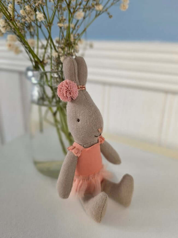 Maileg, Micro Rabbit in Pink Ballerina Outfit