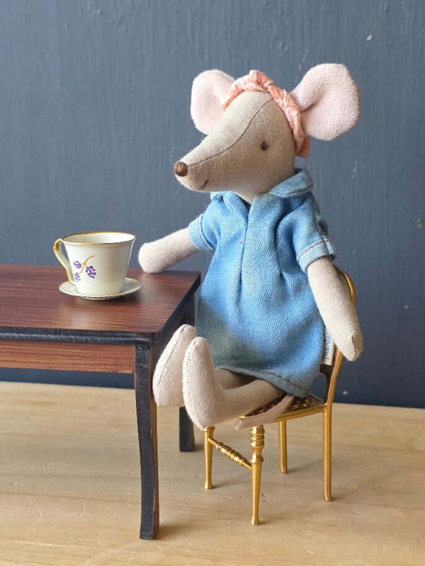 Maileg, Mouse Chair - Gold