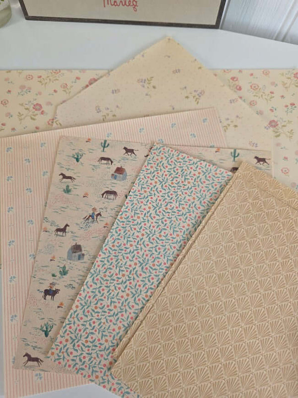 Maileg, Mouse House Farmhouse Wallpaper Set