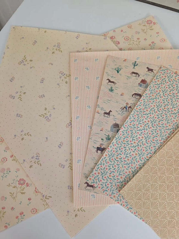 Maileg, Mouse House Farmhouse Wallpaper Set