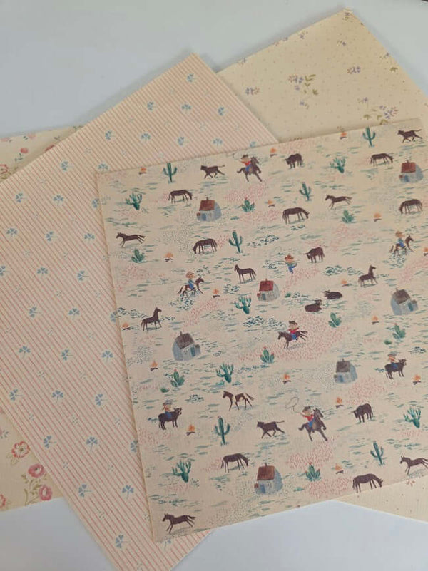 Maileg, Mouse House Farmhouse Wallpaper Set