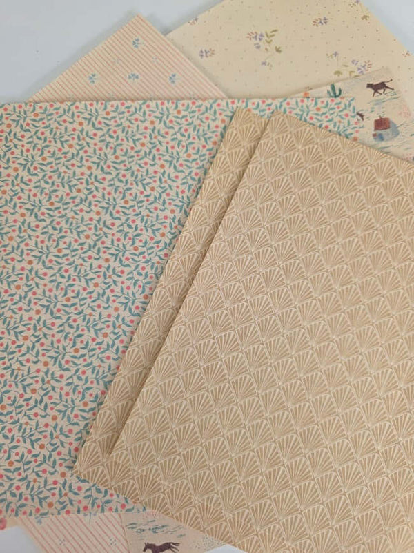 Maileg, Mouse House Farmhouse Wallpaper Set