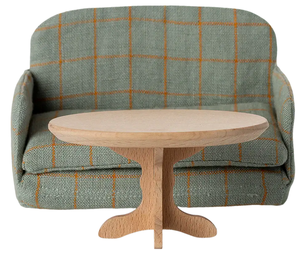 Maileg, Oval Coffee Table, Mouse - Nature