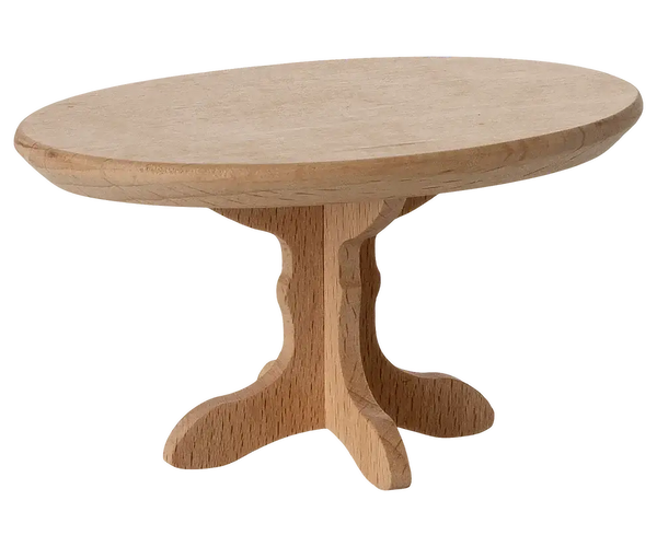 Maileg, Oval Coffee Table, Mouse - Nature