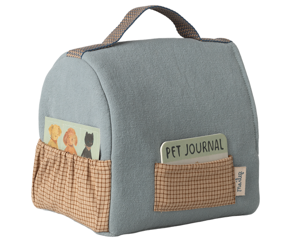 PRE-ORDER Maileg, Pet Carrier - Dusty Blue ** Due Mid Feb**