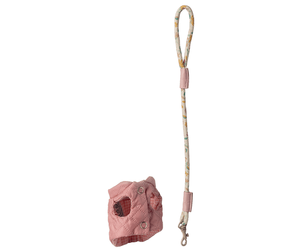 Maileg, Pet Supply, Harness and Leash - Rose