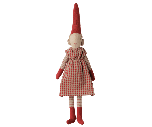 PRE-ORDER Maileg, Pixy, Size 1 - Girl - Red Dress **DUE LATE SEPT**