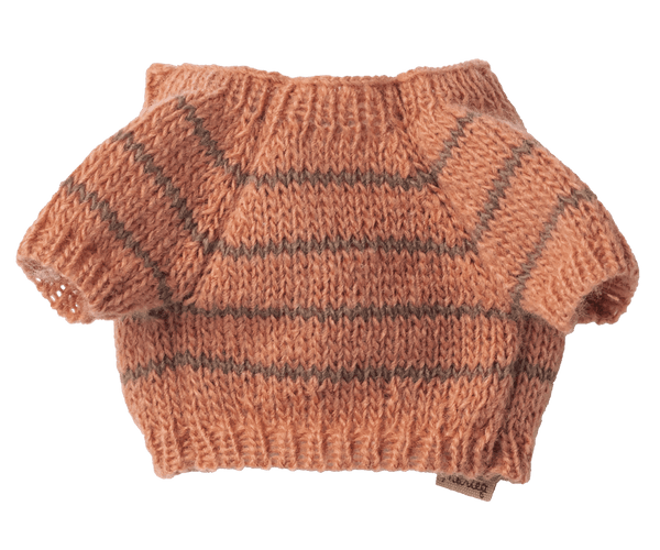 Maileg, Puppy Supply, Small, Knitted Sweater - Coral