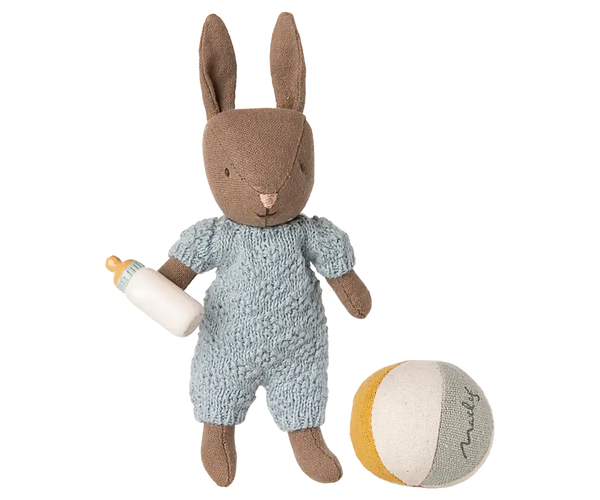 *PRE-ORDER* Maileg, Rabbit Set, Micro - Brown Blue (DUE NOV)