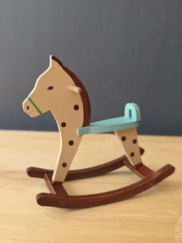 Maileg, Rocking Horse, Mouse - Spotted