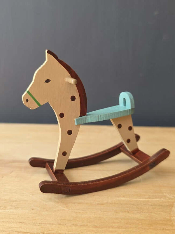 Maileg, Rocking Horse, Mouse - Spotted