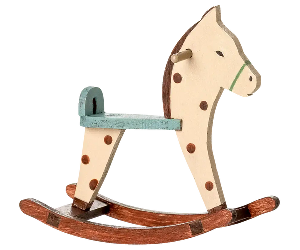 Maileg, Rocking Horse, Mouse - Spotted