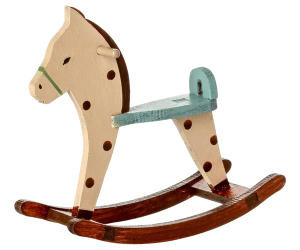 Maileg, Rocking Horse, Mouse - Spotted