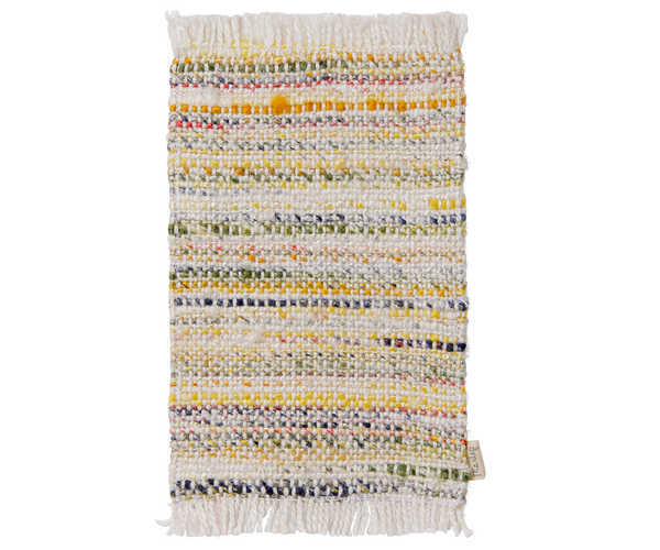 PRE-ORDER Maileg, Rug, Mouse, Small - Multi Stripe **DUE OCT**