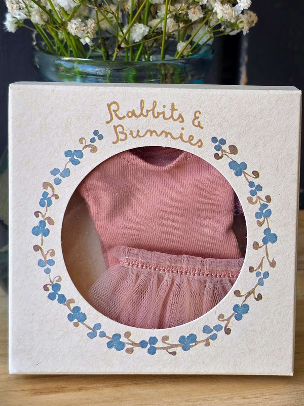 Maileg, Size 1, Ballet Suit & Skirt Rose