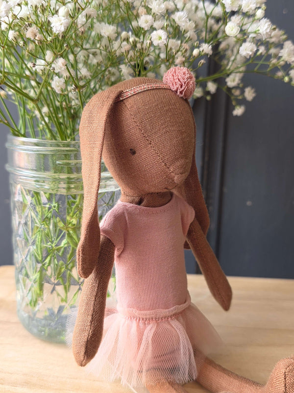 Maileg, Size 1 Bunny In Pink Ballerina Outfit