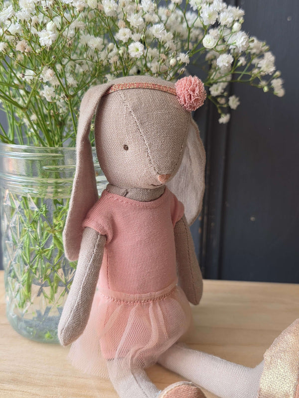 Maileg, Size 2 Bunny In Pink Ballerina Outfit