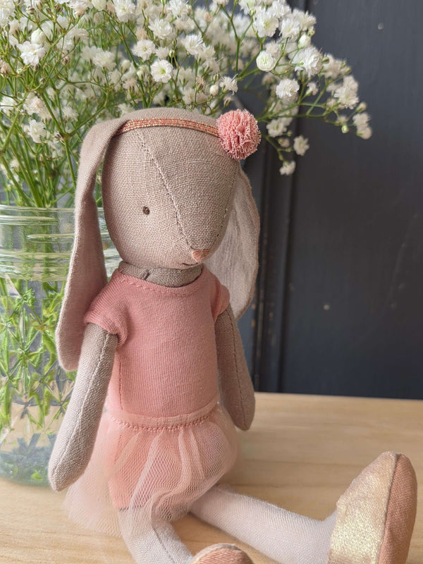 Maileg, Size 2 Bunny In Pink Ballerina Outfit