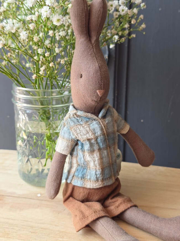 Maileg, Size 2 Rabbit in Shorts and Shirt Set