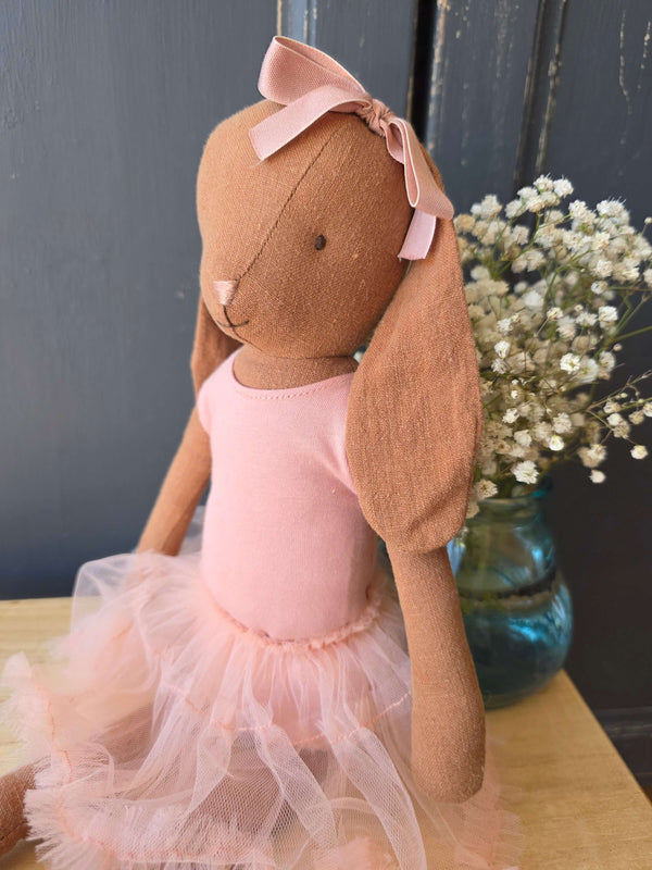 Maileg, Size 3 Bunny - Ballet Suit & Skirt Rose