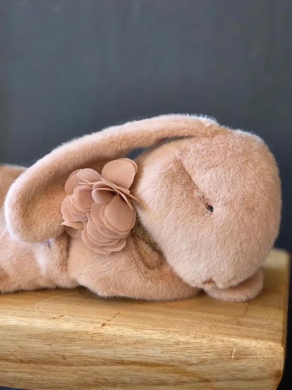 Maileg, Sleeping Bunny Plush, Small - Powder