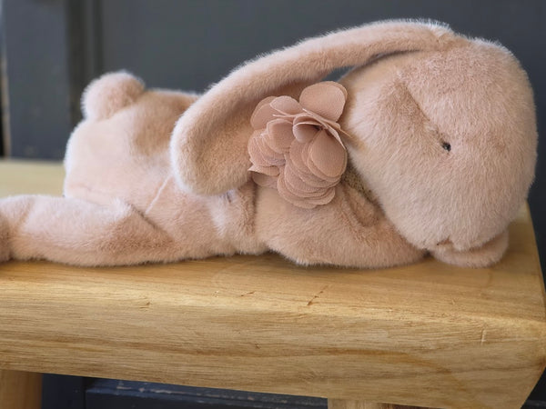 Maileg, Sleeping Bunny Plush, Small - Powder