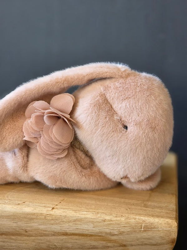 Maileg, Sleeping Bunny Plush, Small - Powder