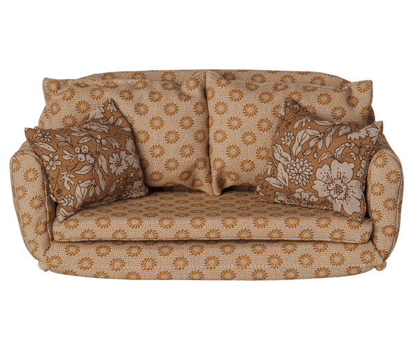 Maileg, Sofa Bed, Mouse, Large - Ocher