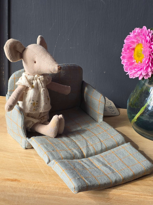 Maileg, Sofa Bed, Mouse - Checker