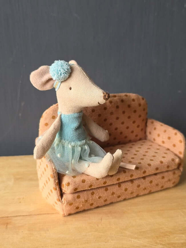 Maileg, Sofa Bed, Mouse - Dots