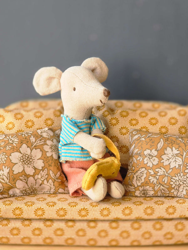 Maileg, Sofa Bed, Mouse, Large - Ocher