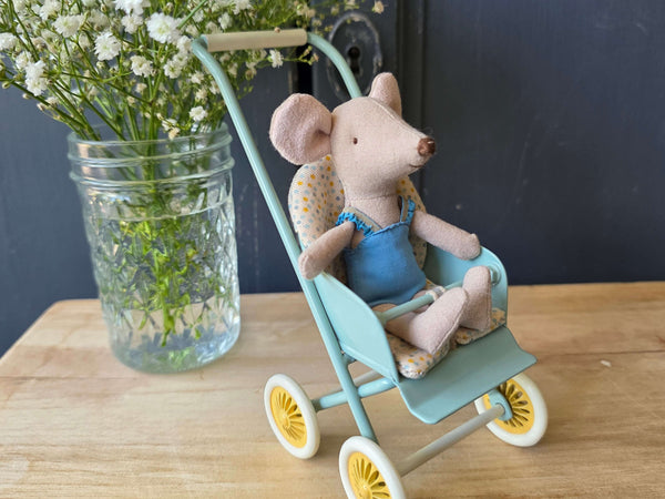 Maileg, Stroller Micro - Mint