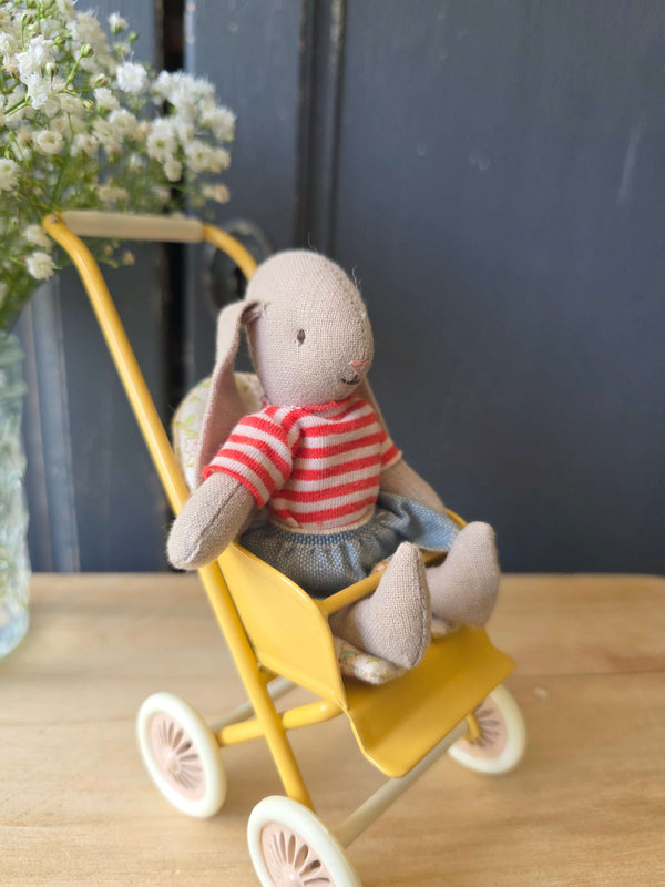 Maileg, Stroller Micro - Yellow