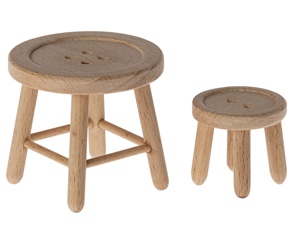 *Pre-Order* Maileg, Table and Stool Set, Mouse (Due May)