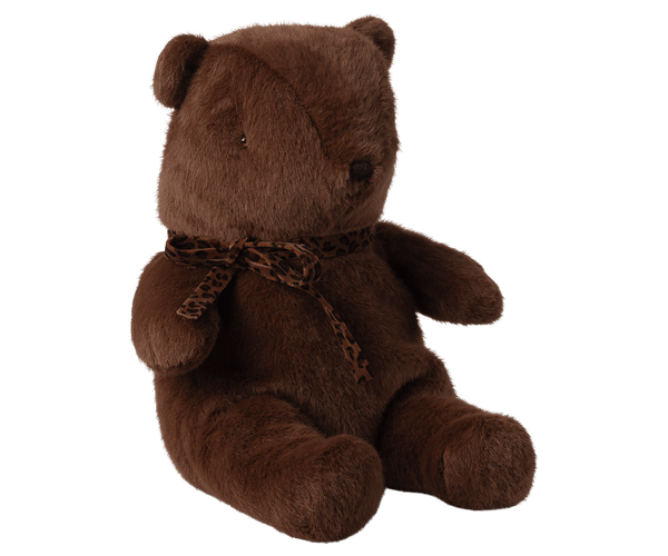 PRE-ORDER Maileg, Teddy Bear Plush, Medium - Dark Chocolate **Due June**