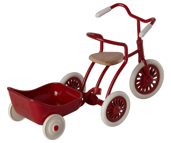 Maileg, Tricycle Hanger, Mouse - Red