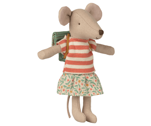 PRE-ORDER Maileg, Clothes and Bag, Big Sister Mouse - Green **Due May**