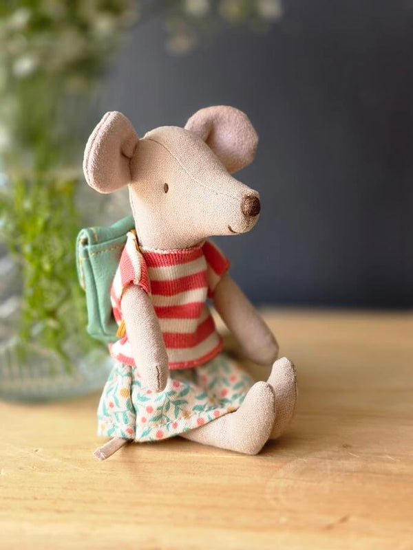Maileg, Tricycle Mouse, Big Sister - Green