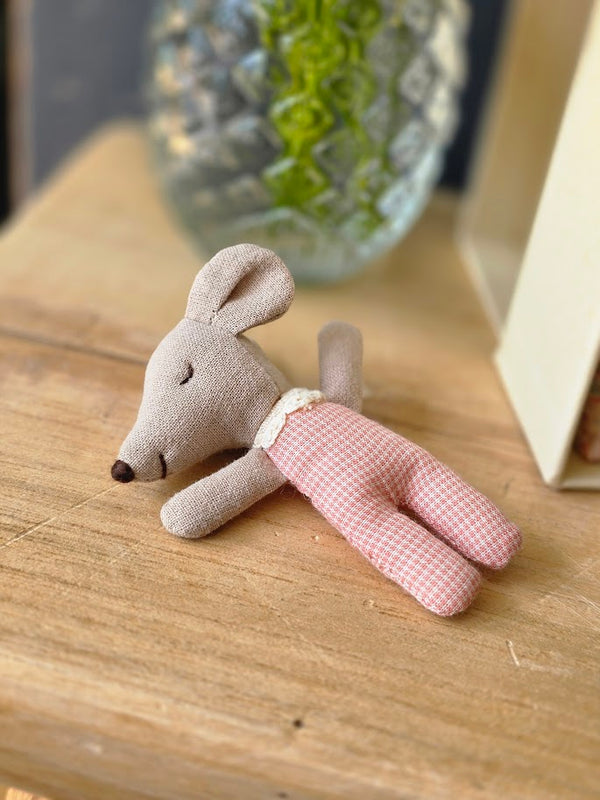 Maileg, Triplets, Baby Mice in Matchbox - Checker