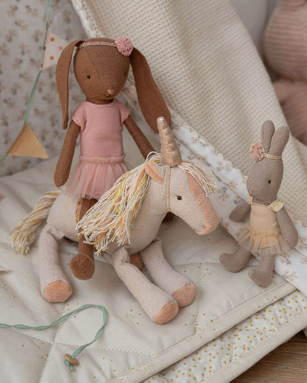 Maileg, Micro Rabbit in White Ballerina Outfit