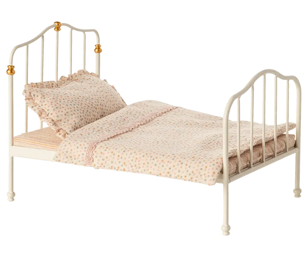 Maileg, Vintage Bed, Mouse - Off White