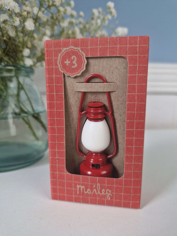Maileg, Vintage Lantern, Mouse Red