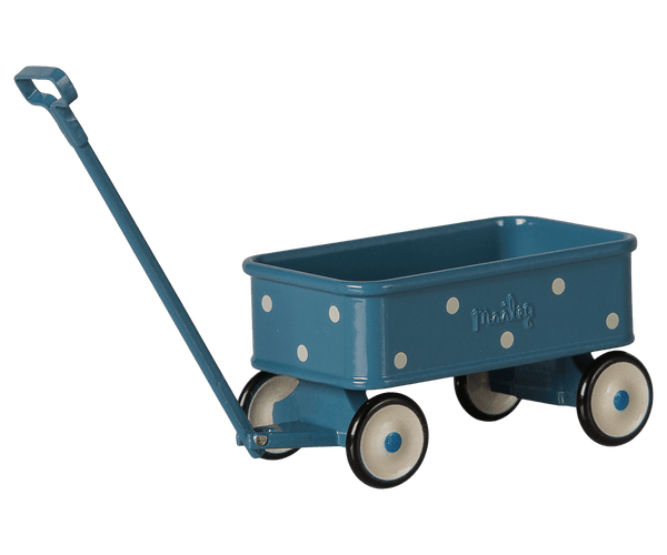 PRE-ORDER Maileg, Wagon, Mouse - Blue **DUE LATE OCT**