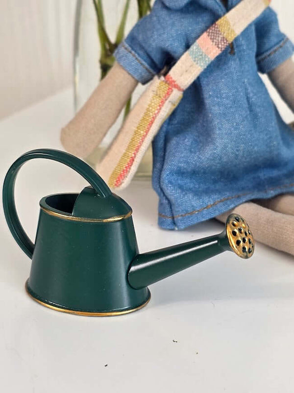 Maileg, Watering Can, Mouse - Dark Green