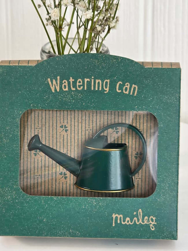 Maileg, Watering Can, Mouse - Dark Green