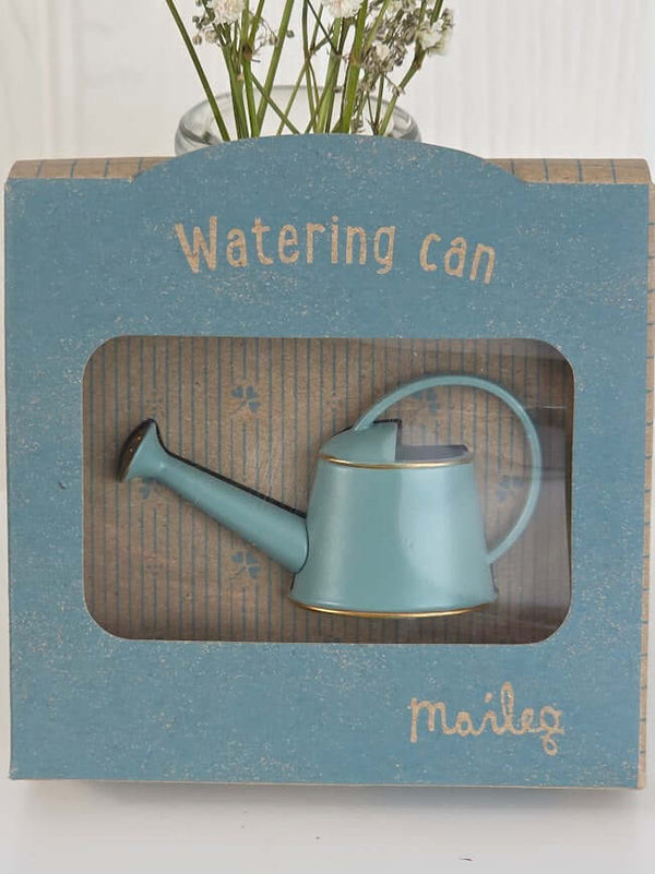 Maileg, Watering Can, Mouse - Light Blue