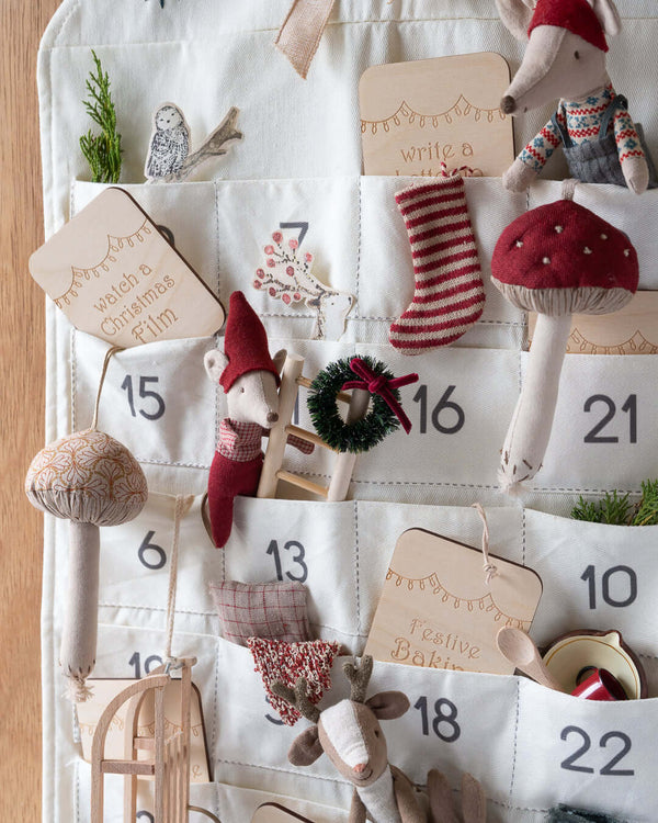 Maileg, Mushroom Ornament, Winter Heart