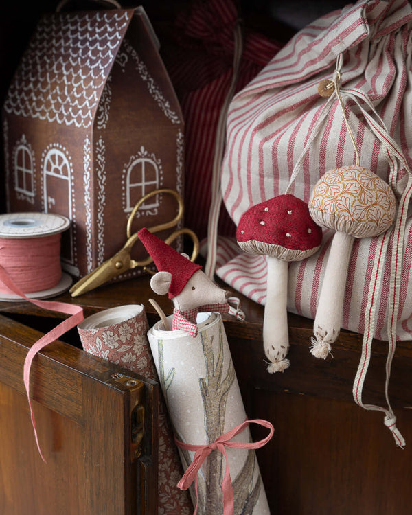 Maileg, Mushroom Ornament, Winter Heart