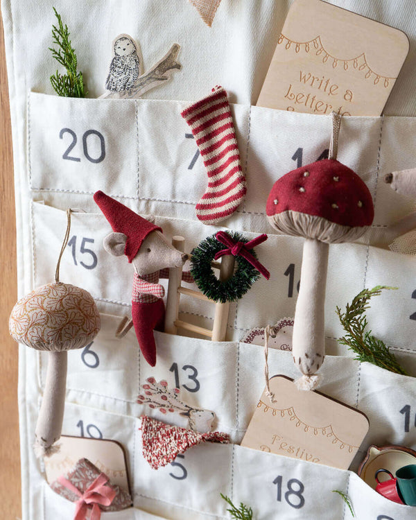 Maileg, Christmas Mouse, Baby in Suitcase