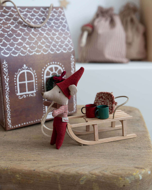 Maileg, Mouse Sled